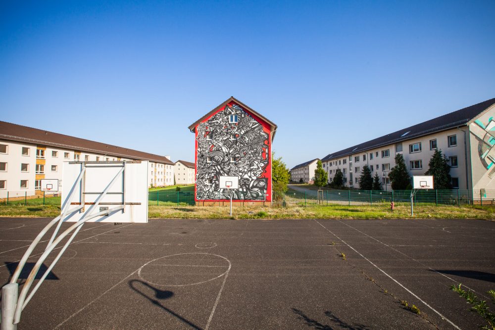 Stadt Wand Kunst Alte Feuerwache Mannheim