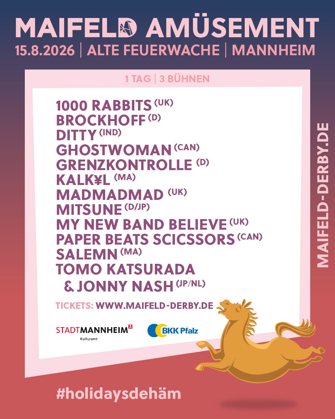 Maifeld Amüsement – Alte Feuerwache, 15.08.2026